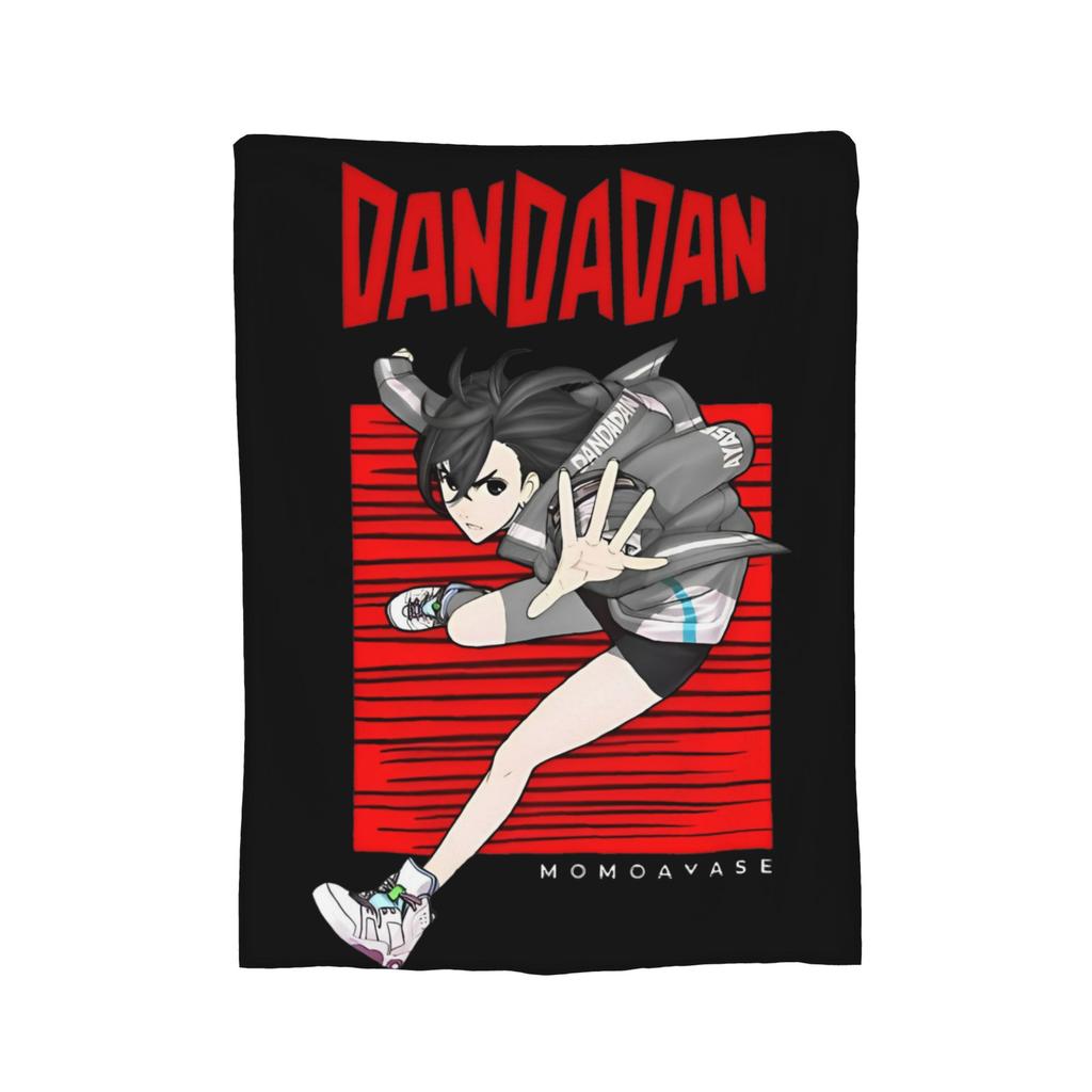 Turbo Granny Dandadan Anime Flannel Blankets Creative Throw Blanket for Bed Sofa Couch 200x150cm Plush Thin Quilt,