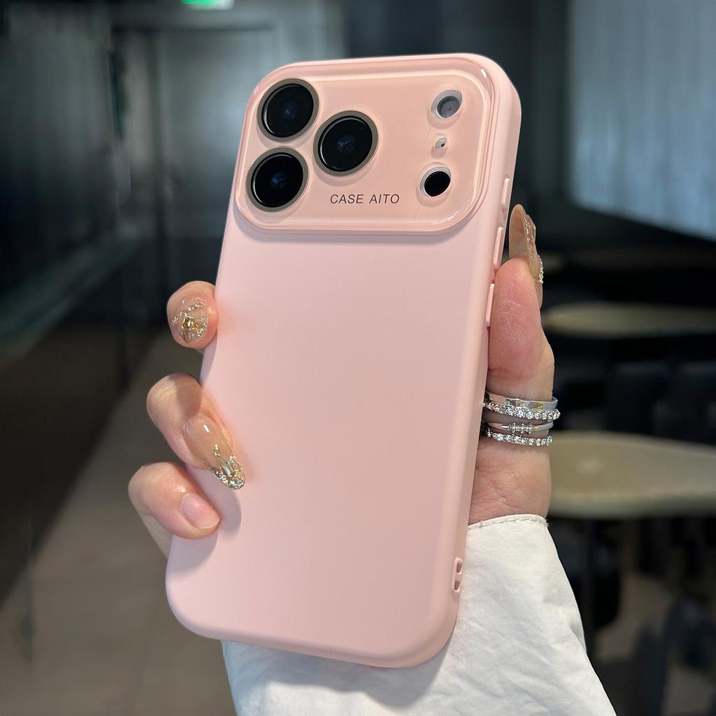 Официальный чехол для телефона из жидкого силикона для iPhone 17 Air 16 15 14 12 13 Pro Max Защита камеры Ударопрочный Конфетный Мягкий Матовый Чехол
