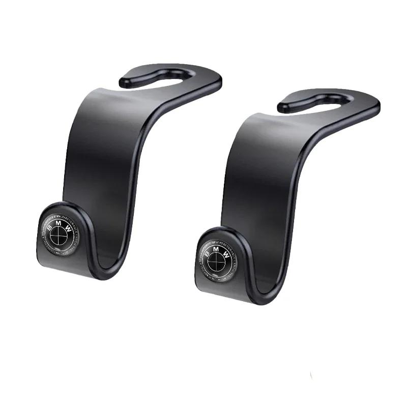 Car Sticker Car Seat Headrest Hook Auto Back Seat Storage Organizer Hanger For BMW M 50th E46 E90 E49 F30 F80 E36 E46 E93 E92 F3