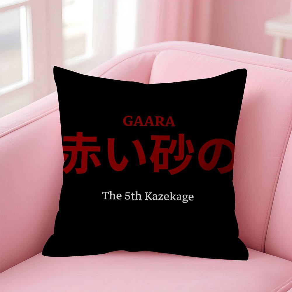 Anime Gaara logo Pillow Anime Pillow Sofa Bed Head Pillow Cover Cushion Cover Fashion