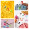 10pcs Plastic Resin Small Clip Locking Stitch Markers Crochet Latch Knitting Tools Needle Clip Hook Sewing Tool Mixed Color