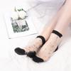 1 пара дышащих ультратонких носков, летние женские прозрачные кружевные шелковые носки с кристаллами розы для девочек, женские эластичные короткие носки