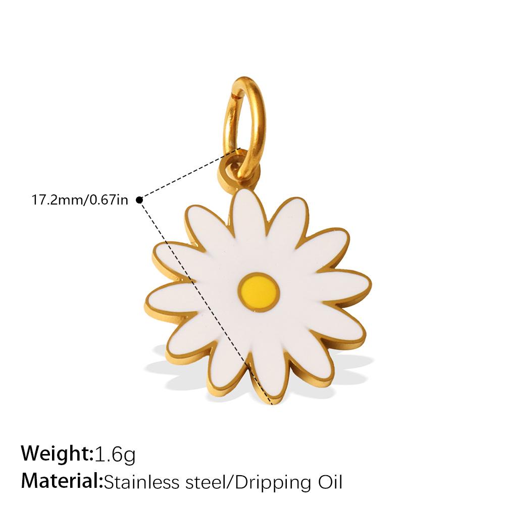 European and American Dripping Oil Small Fresh Plant Series Pendant Cactus Flower Bee DIY Versatile Jewelry Accessories 2026