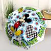 1pc Colorful Mickey Mouse Durable Cartoon Folding Umbrella, Portable 3-Fold Compact Umbrella for Men and Women, Suitable for Travel or Daily