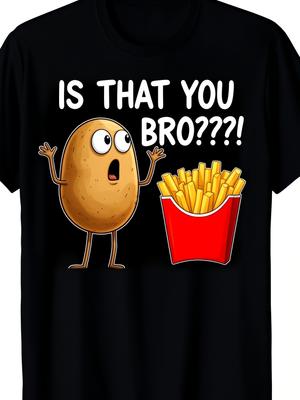 Funny Black Graphic Tee for Men Featuring The Phrase IS THAT YOU BRO It's Machine Washable Has a Reg