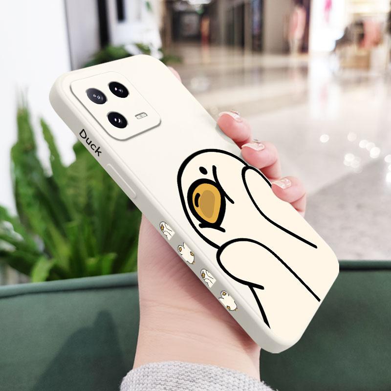 Beautiful Duck Phone Case For Xiaomi Mi 14T 14 13 13T 12 12X 12T 11 11T Ultra 10 10T 9 9T 9SE 8 Pro Lite Liquid Silicone Cover