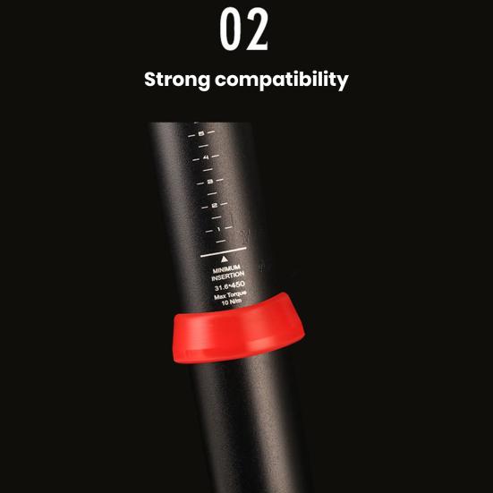 Силиконовое кольцо, водонепроницаемое, грязезащитное, высокоэластичное, широкая совместимость, гибкая защита, силиконовый пылезащитный чехол для велосипедного оборудования и подседельного штыря.