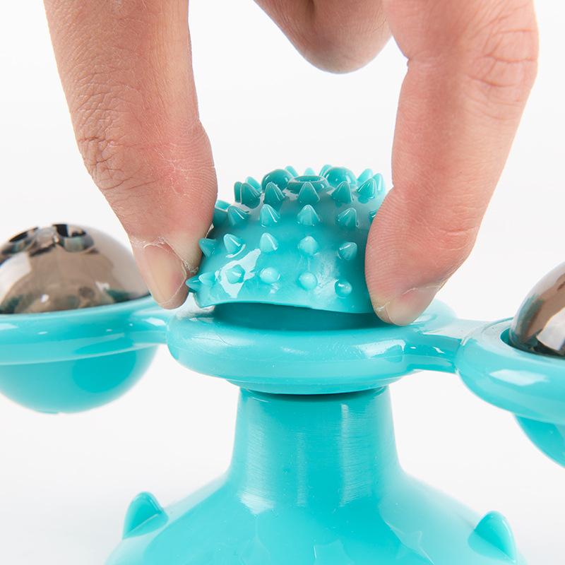 Высококачественные игрушки ветряной мельницы, головоломка для домашних животных, вращающийся проигрыватель с кистью, игрушки для кошек, ветряная мельница, котенок, интерактивные игрушки, товары для домашних животных