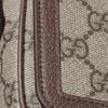 Gucci Ophidia Logo Classic Canvas And Leather Mini Shoulder Bag Women shoulder bag Beige Dark-Brown 838471-FAE0P-9746