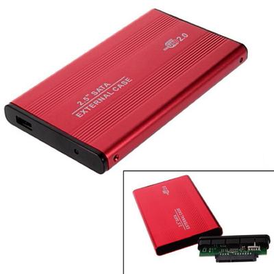 2,5-дюймовый внешний жесткий диск USB 2.0 SATA для мобильных устройств, корпус из алюминиевого сплава