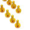 10Pcs Motorcycle M6 6mm Fairing Bolts Kit Spire Speed Fastener Clip Screw Nut
