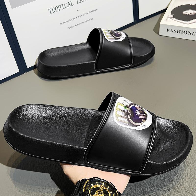 Home men's slippers summer new non-slip sandals beach shoes trend cool indoor slippers slippers