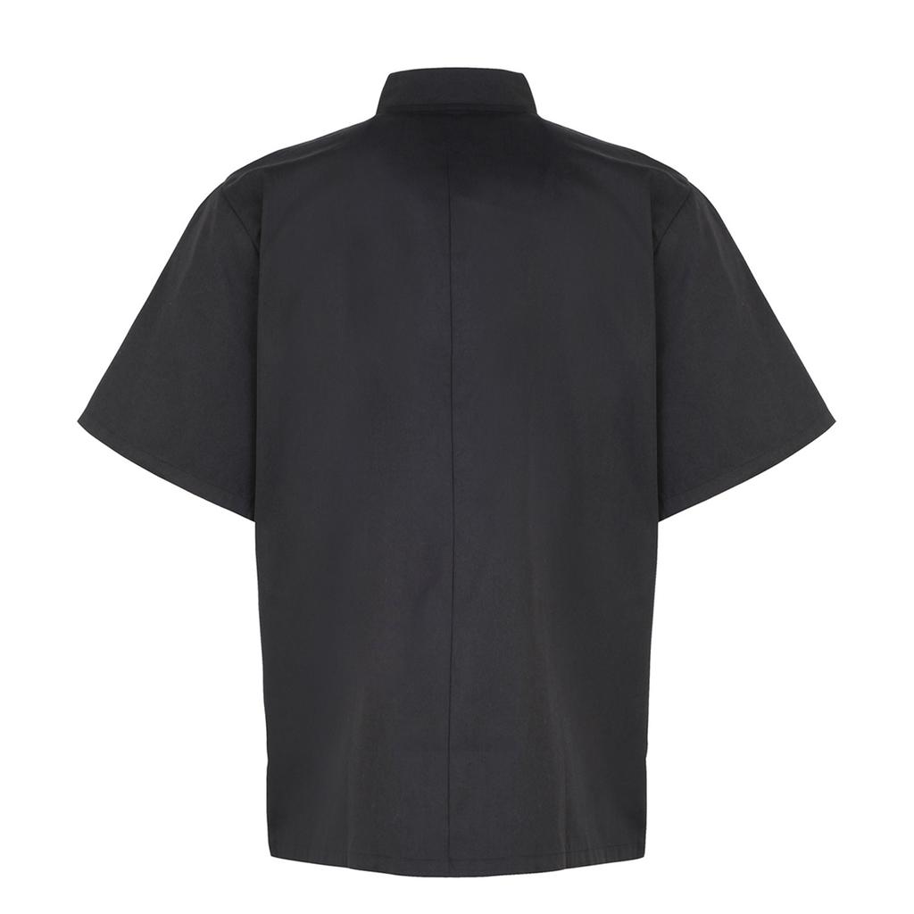 Premier Куртка шеф-повара унисекс для взрослых с заклепками спереди и короткими рукавами