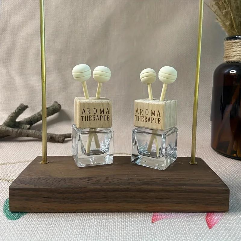 1 шт. Горячая распродажа 8 мл прозрачная стеклянная квадратная бутылка для ароматизатора в автомобиль, флакон для духов очень популярен