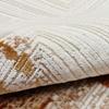 Tapis - THE DECO FACTORY - MIRAGE RECTANGULAIRE - 120x180 cm - Beige/Terra - Viscose &amp; acrylique