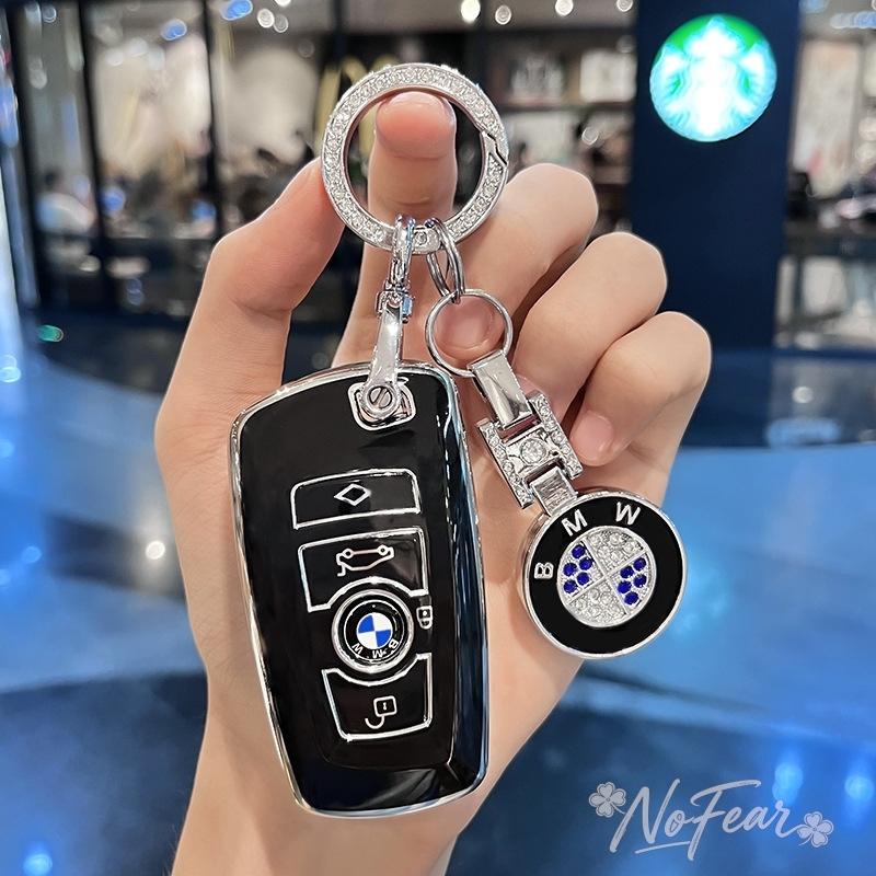 TIIU6 Car Remote Key Case Cover Protector For BMW 1 2 3 4 5 6 7 Series X1 X3 X4 X5 X6 F36 F25 F26 F30 F34 F10 F07 F20 Z10 Car stickers