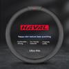 38см Для Haval H1 H2 H3 H4 H5 F7X H6 H7 H9 GMW M4 M6 F7 F50 C50 2011-2023 Jolion Кожаная накладка на руль автомобиля из углеродного волокна
