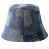 Allseason Denim Youthful Bucket Hat Womens Trendy Street Style Cap Sunshade