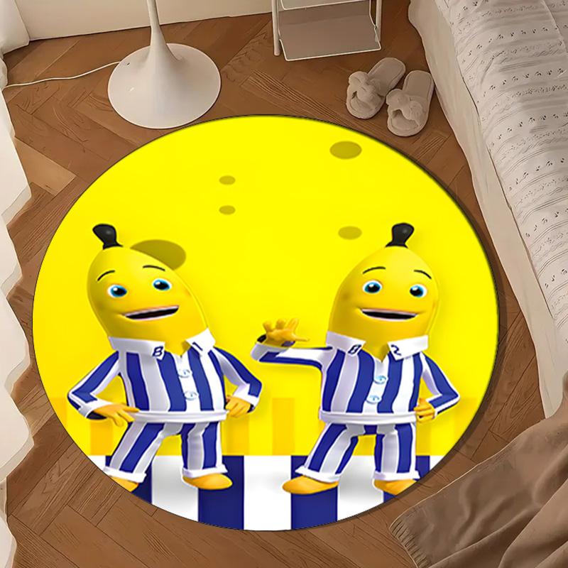 Bananas In Pyjamas Classic Round mat Home Decor, Chair rug For livingroom,Bedroom, doormat home decor Birthday Gift Christmas Gifts