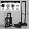 Strong Load-Bearing Foldable Hand Truck Labor-Saving Flatbed Cart  Movable Luggage