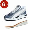 Fashion Men Heightening Shoes Elevator Shoes Hidden 6CM Height Increase Shoes For Male Casual Breathable Sports Sneakers Taller Men