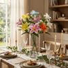 Real Touch Simulated Flower Handmade Wedding Bouquets Silk Fake Bouquets  Party Decor