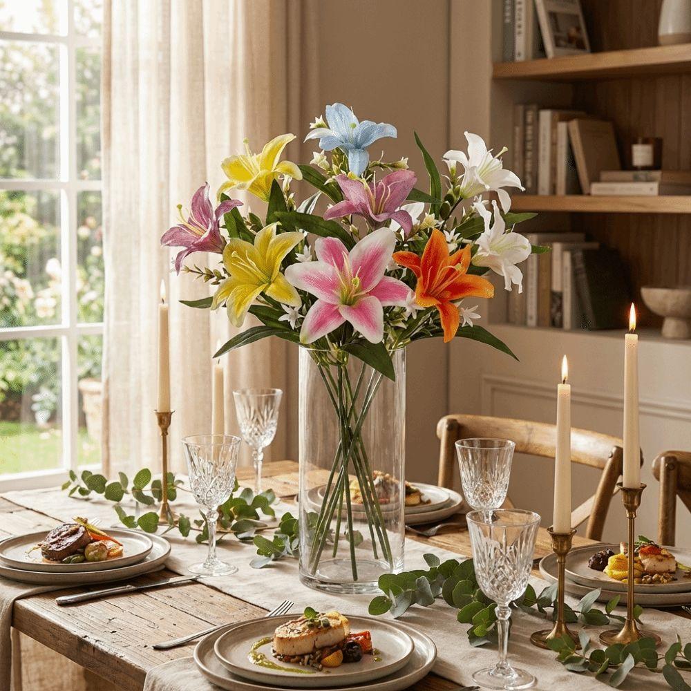 Real Touch Simulated Flower Handmade Wedding Bouquets Silk Fake Bouquets Party Decor