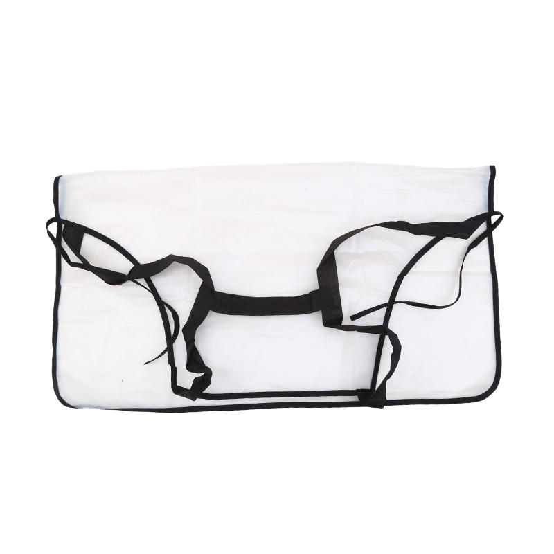 Водонепроницаемый рабочий фартук прозрачный черный белый маслостойкий кухонный фартук чистящие средства милый мультяшный мишка грязеотталкивающий фартук из ТПУ