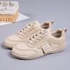2025 Women's Autumn Soft Sole Non-Slip Leather Sneakers - Lightweight, Wear-Resistant, All-Match White Casual Shoes