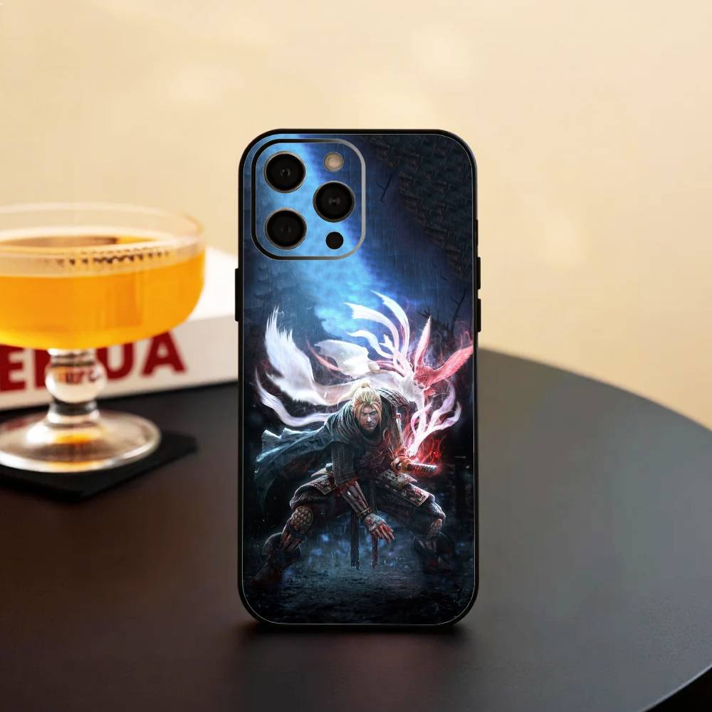 G-GAME N-Nioh-3 Pritend Чехол для телефона Силиконовый Мягкий Для IPhone 17 16 15 14 13 12 11 X XR Plus Pro Max Plus