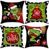 New Grinch Combination Pillow Christmas Decorative Cushion Living Room Home Sofa Pillow Cover