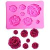 3D Rose Flower Fondant Cake Chocolate Decorating Mold Modeling Tool Mold MIT