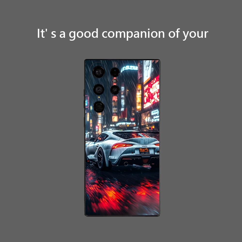 Чехол для телефона Car T-ToyotaS GRS-Supra для Samsung Galaxy S25 Ultra S22 S23 S24 Ultra S21 S20 5G Защитный мягкий силиконовый TPU Funda
