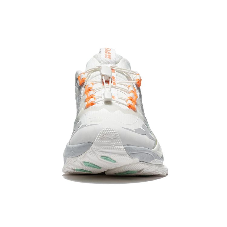 Li Ning Cat Paw Ace Fabric Synthetic Leather Trending Non-Slip Wear Resistance Lightweight Low Top Sports Casual Shoes Men Sneakers White Gray AZGS025-3