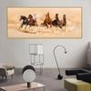 Large Size Runing Horses Group Animal Wall Pictures For Living Room Home Decor Posters HD Canvas Painting Wall Art No Frame