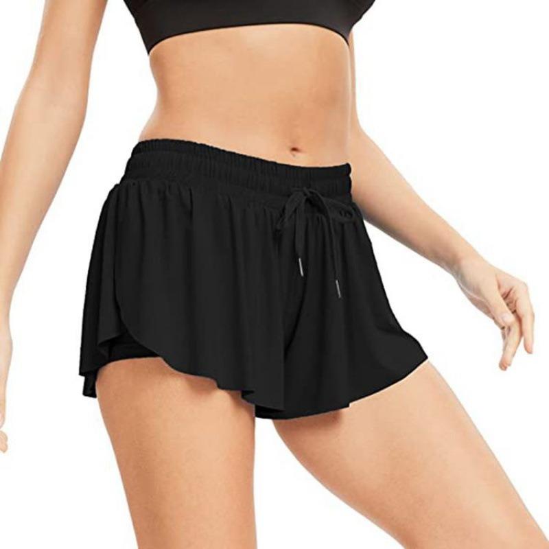 Женские спортивные штаны для йоги со средней посадкой и противоскользящим покрытием без мешка