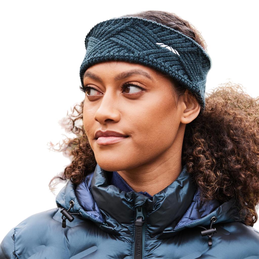 Weatherbeeta Вязаная повязка на голову в рубчик с логотипом