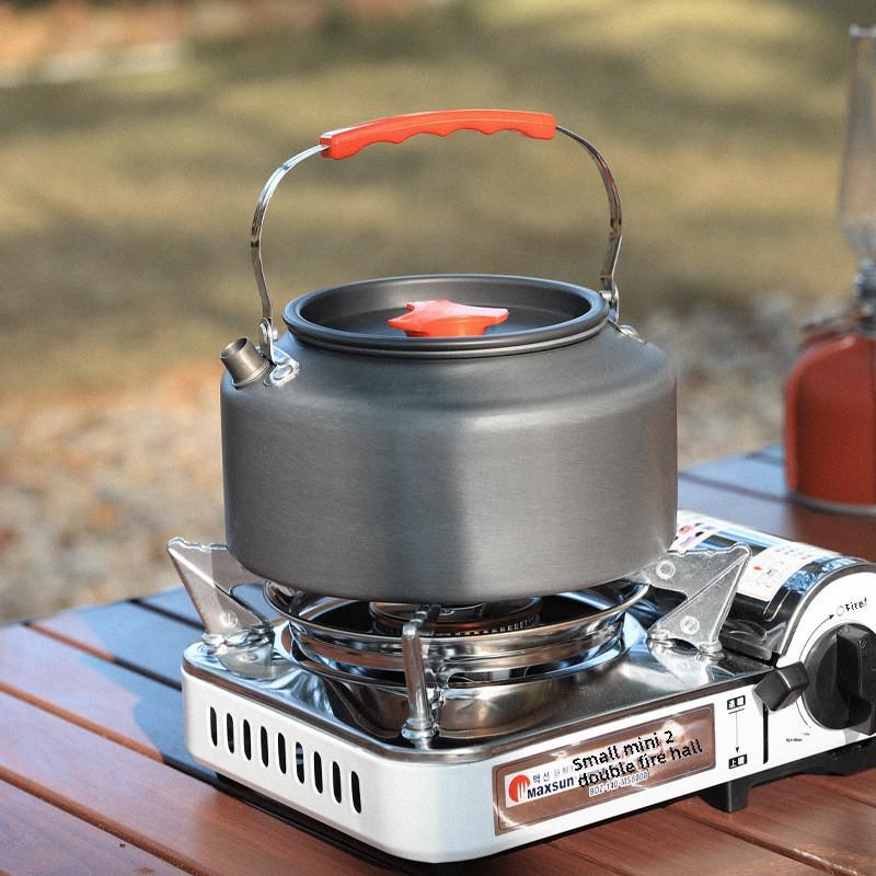 Большой емкости портативный чайник и заварочный чайник для кемпинга на открытом воздухе