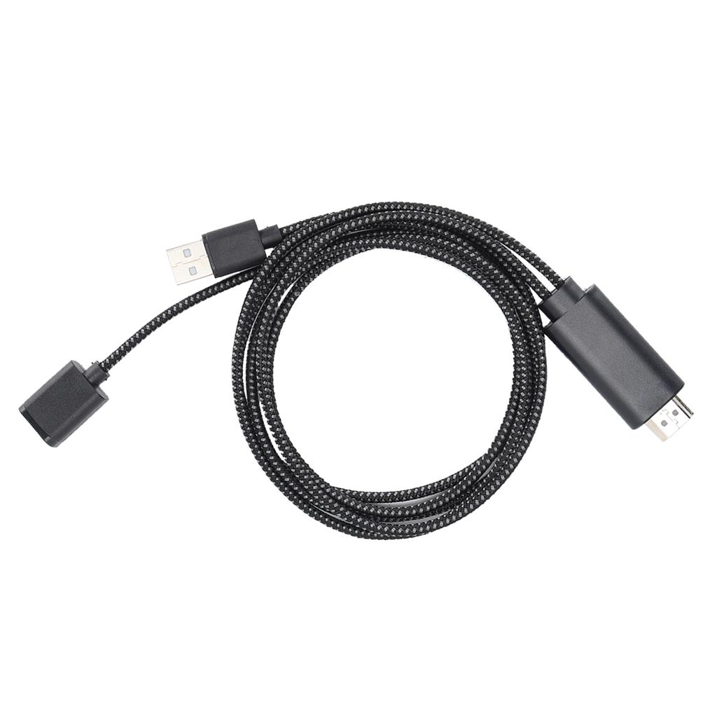 HD TV Cable USB to HD Multimedia Interface Converter Cable for Android   IOS System Black