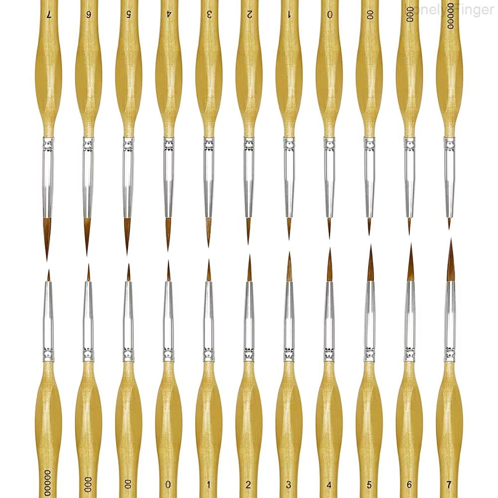 10/11/20/22Pcs Fine Detail Paint Brush Miniature Painting Brushes for Mini Paints Brush Set for Acrylic Watercolor Face Nail