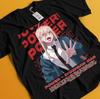 Chainsaw Man POWER T-Shirt Asa Aki Anime Denji Shirt Makima Tshirt All Size Tee