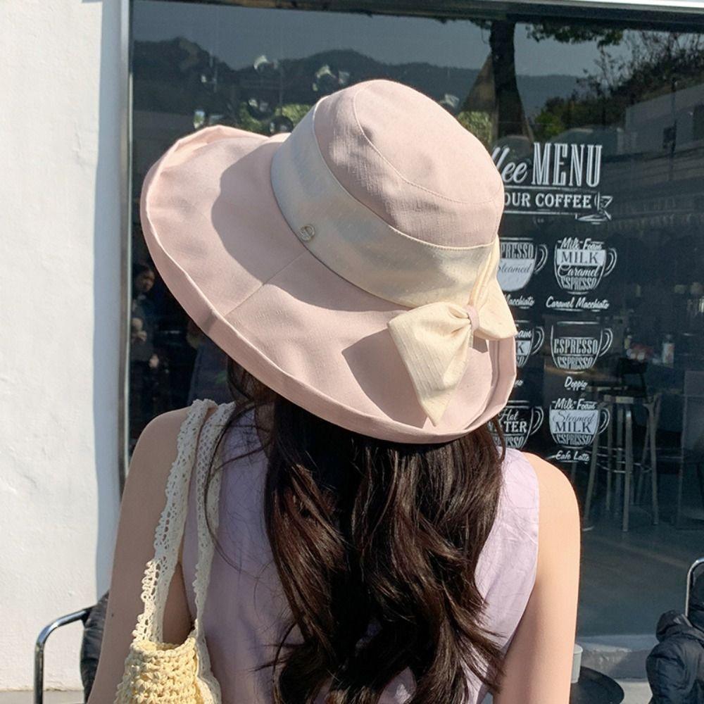 Anti-UV Beach Cap Large Brim Sun Hat Fashion Bucket Hat