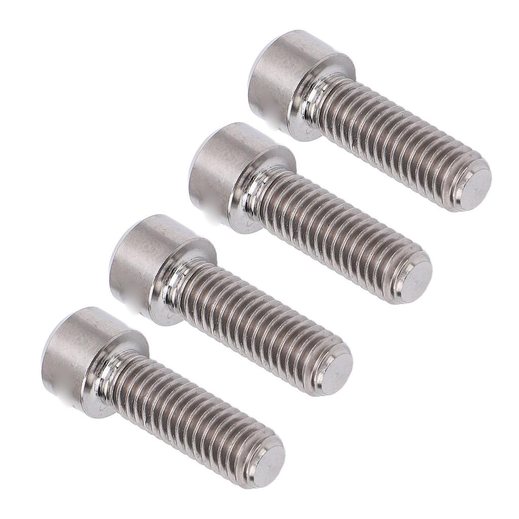 4 шт. Винты для дискового тормоза, суппорт для горного велосипеда, принадлежности для велоспорта, сплав титана M6x18 мм, цвет титана