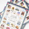 2026 Bucket List Calendar 12 Monthly Bucket List Wall Calendar Spiral Bound Art Planner