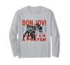 Bon Jovi Livin' On A Prayer Официальная футболка с длинным рукавом