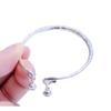 Zuyin 999.9 Bamboo Knot Bell Bracelet Women's Flower Youth Pure Silver Solid Bracelet Personalized Outlander Bracelet