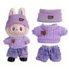 For Labubu Doll Clothing Cute Sweater Set 17cm Clothing Shoes Doll DIY Accessories Training Sitting Party Games Toys Gifts