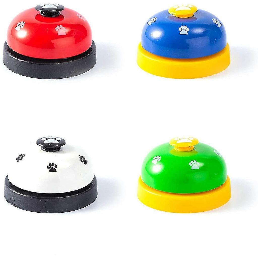 4pcs Pet Training Bells With Non-Slip Bottom Pet Bell Toy Dog Cat Toilet Potty Training Educational Toy