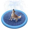 Boono Pet Heat Protection Dog Pool with Fountain and Dog Shower and Easy Cleanup 150cm Mat, Fountain, (Blue, Medium, Diameter)