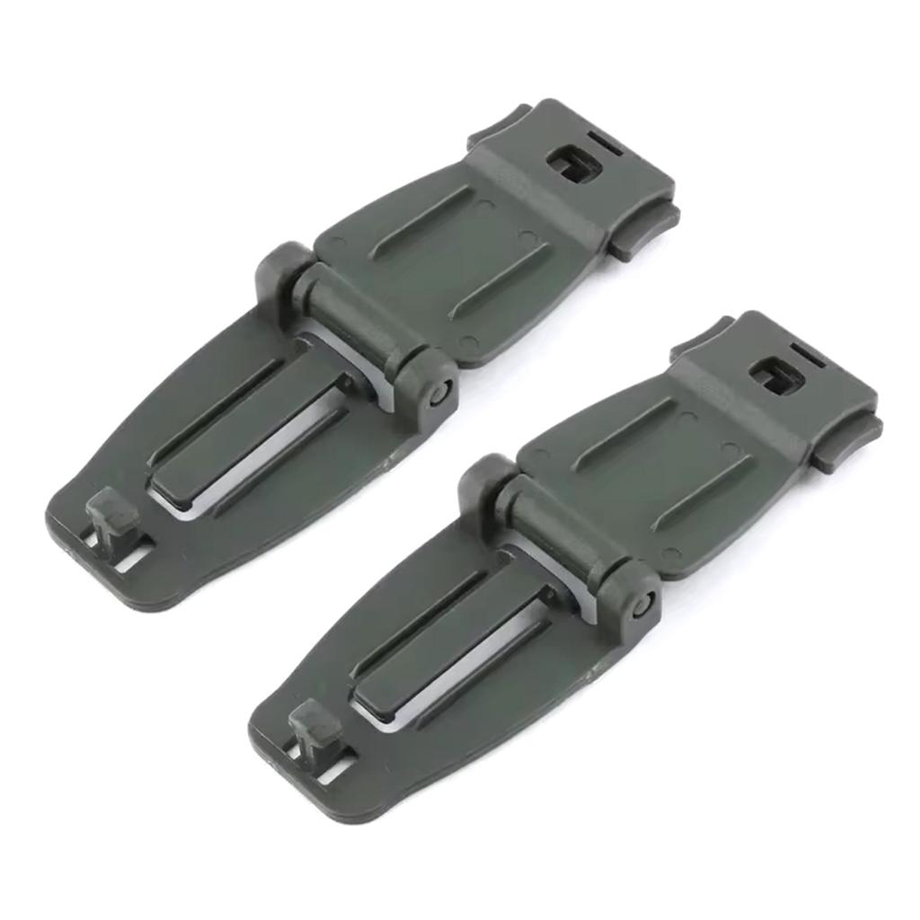 2Pcs/set Tactic Backpack Strap Management Clip for Webbing Multipurpose Backpack Strap Clip Webbing Dominator Buckle